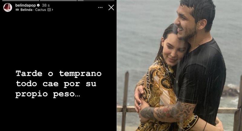 Belinda reaccionó a la nueva relación de Nodal 