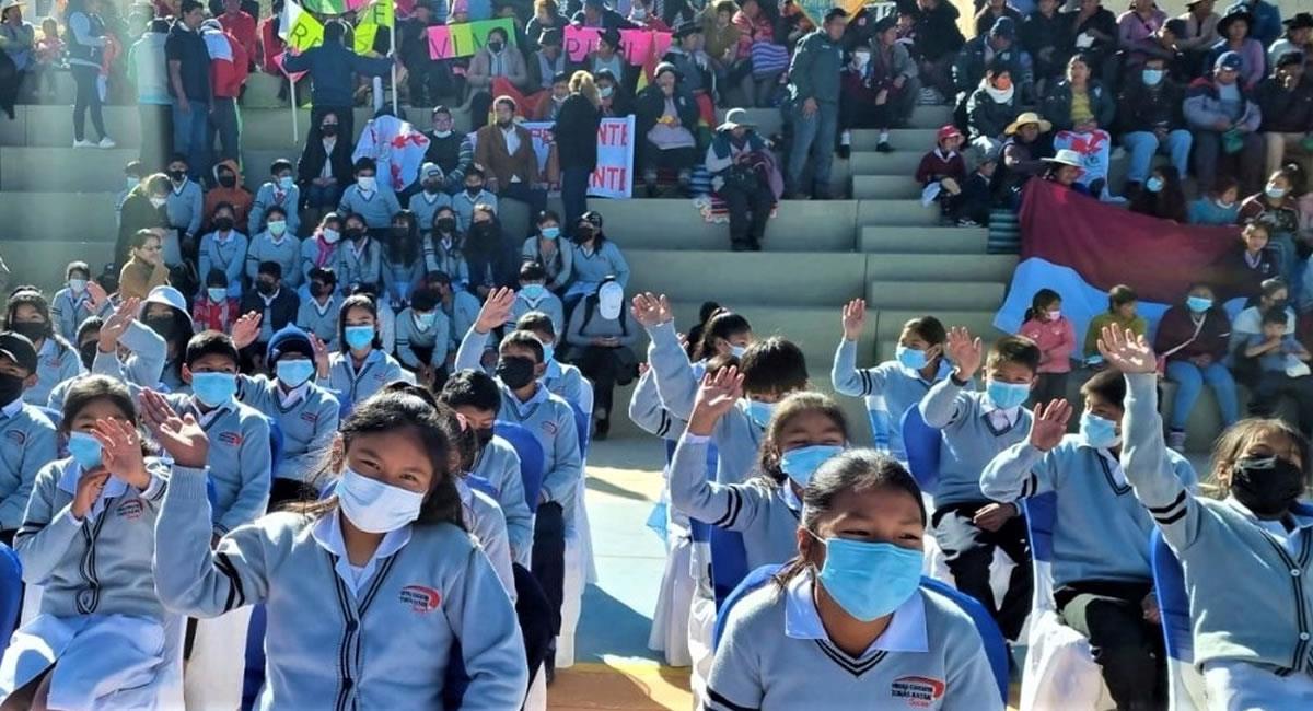 Los estudiantes deberán volver a clases el 25 de julio. Foto: ABI