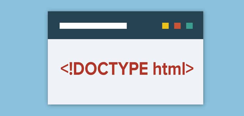 DOCTYPE HTML5 Definition of Document Type What is it? | Learn HTML | When you are designing a Website, it is indicated by a code called DOCTYPE html (Document Type Definition DTD), which is placed at the beginning of the HTML document