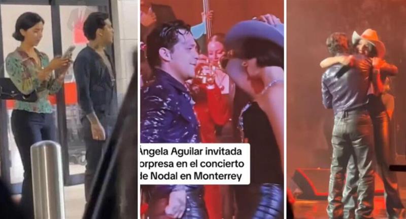 Nodal fue captado con la cantante Ángela Aguilar 